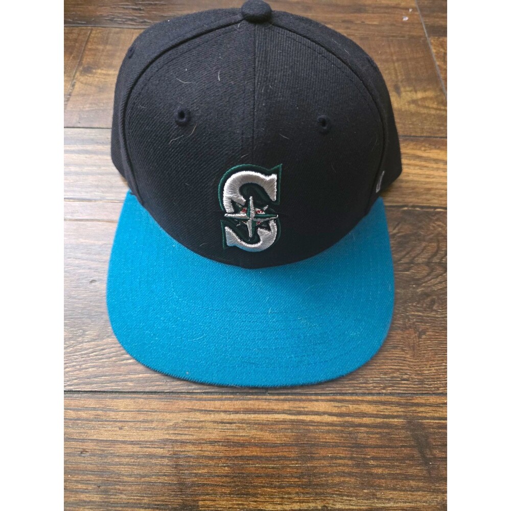 Seattle mariners 47 Brand Men’s Black & Blue Baseball Cap Hat with Logo
